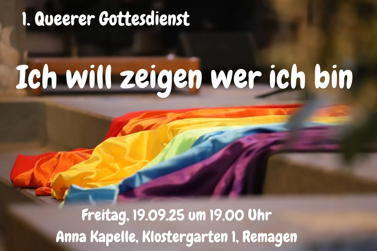 Einladung zum 1. Queerer Gottesdienst