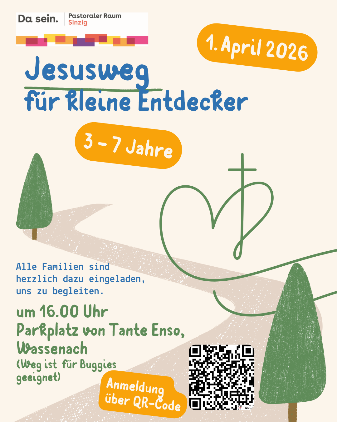 Flyer 'Jesusweg für kleine Entdecker'