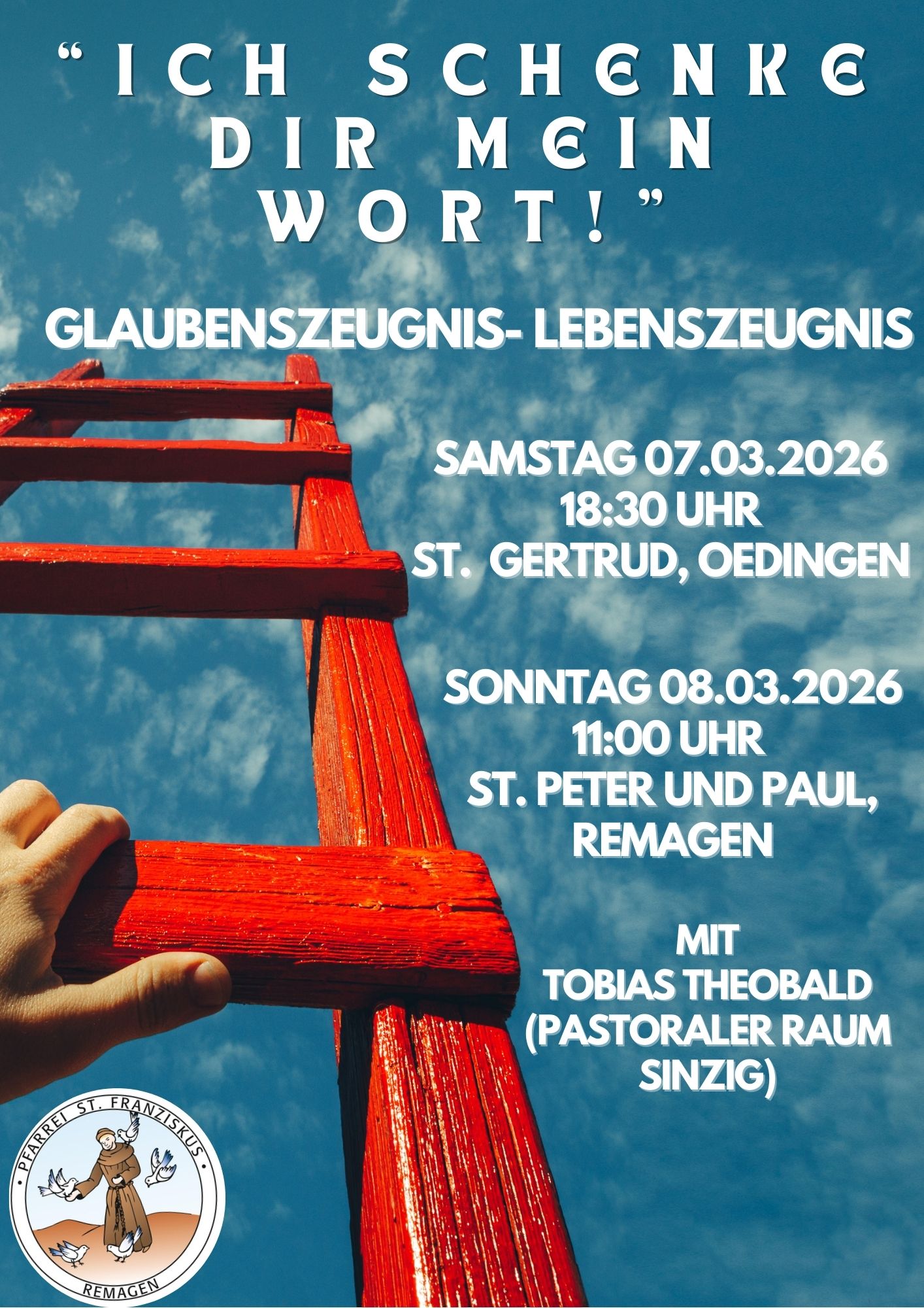 Flyer 'Ich schenke dir mein Wort'