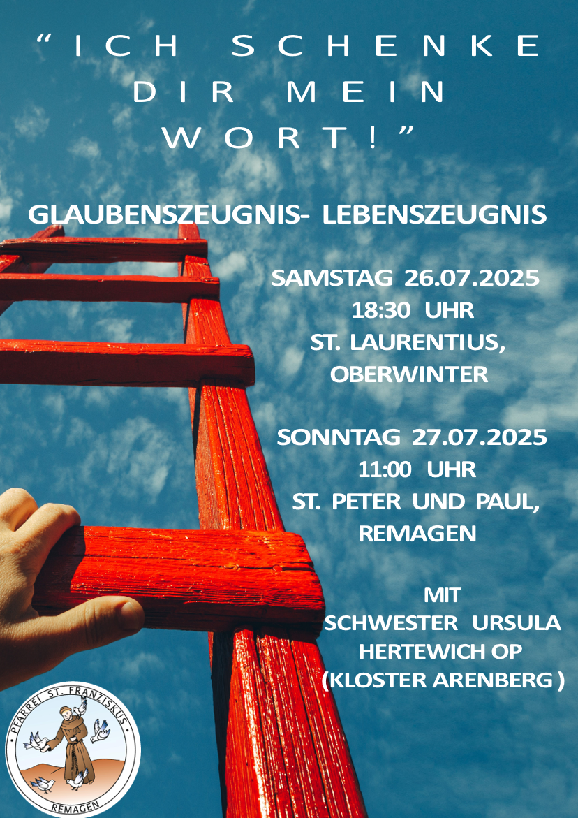 Flyer 'Ich schenke dir mein Wort'