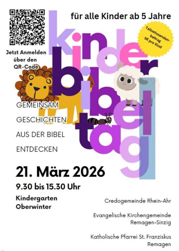 Flyer 'Kinderbibeltag 2026'