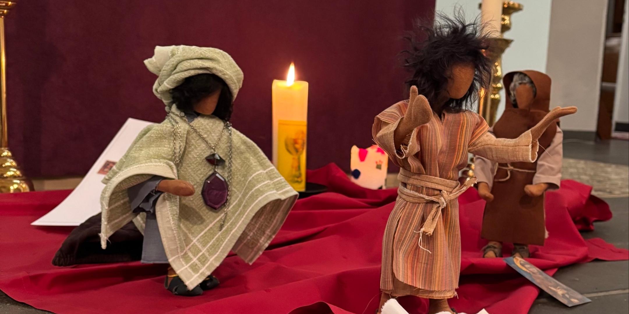 Kinderkirche mit dem Thema Franziskus und Klara