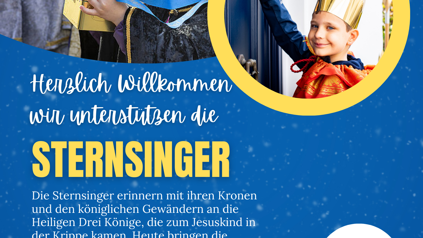 Plakat zur Sternsingeraktion 2026