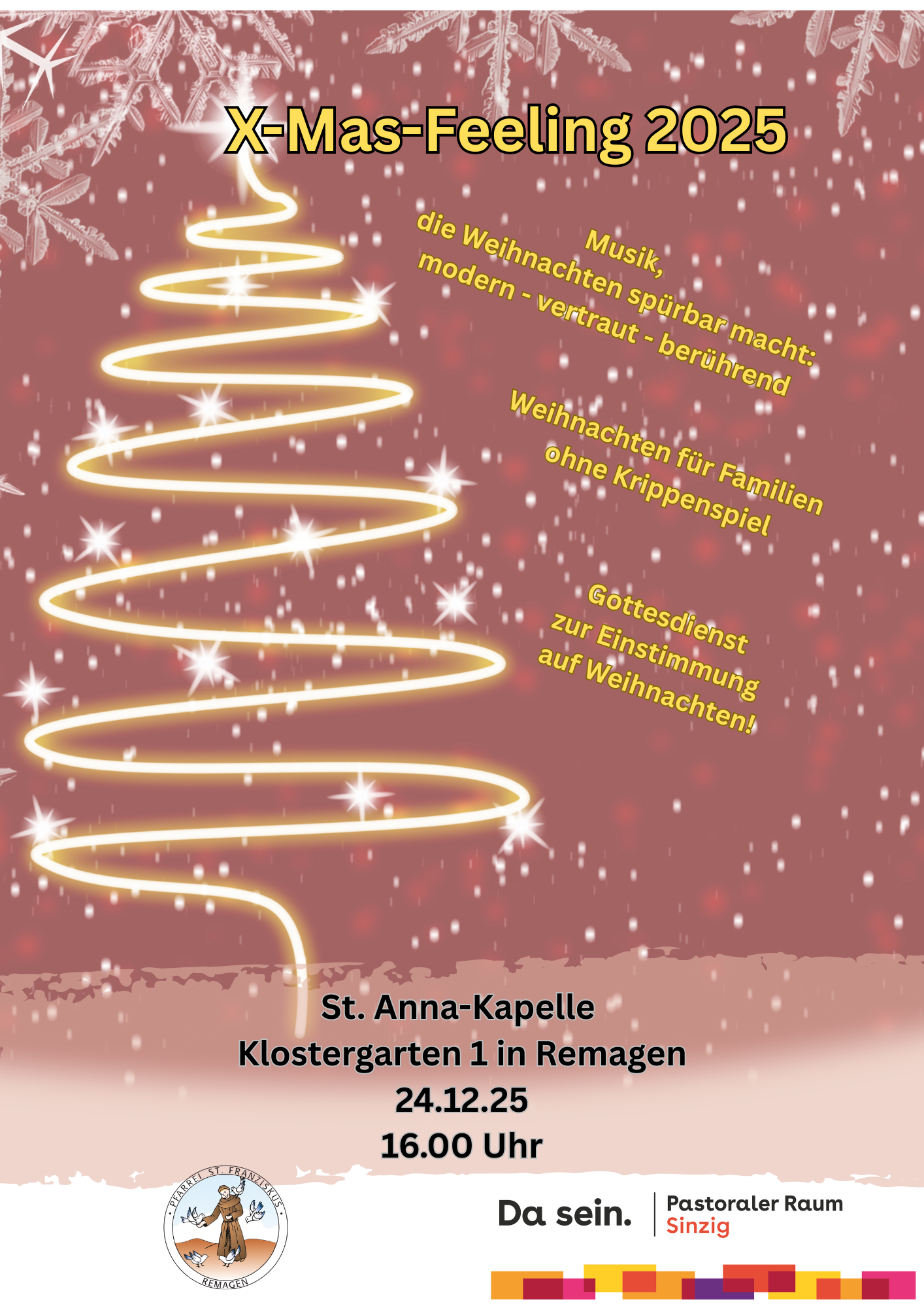 Flyer zum X-Mas Feeling 2025