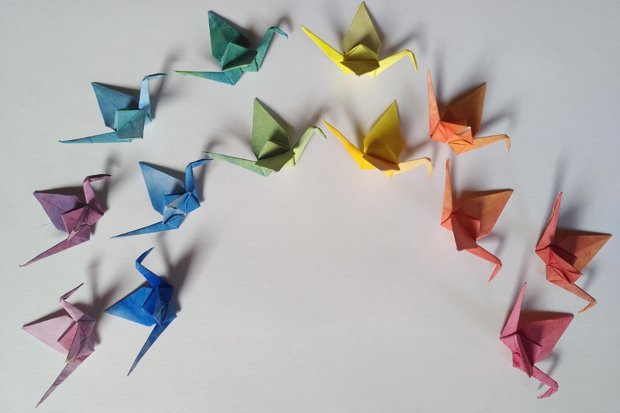 Papier Vögel 3