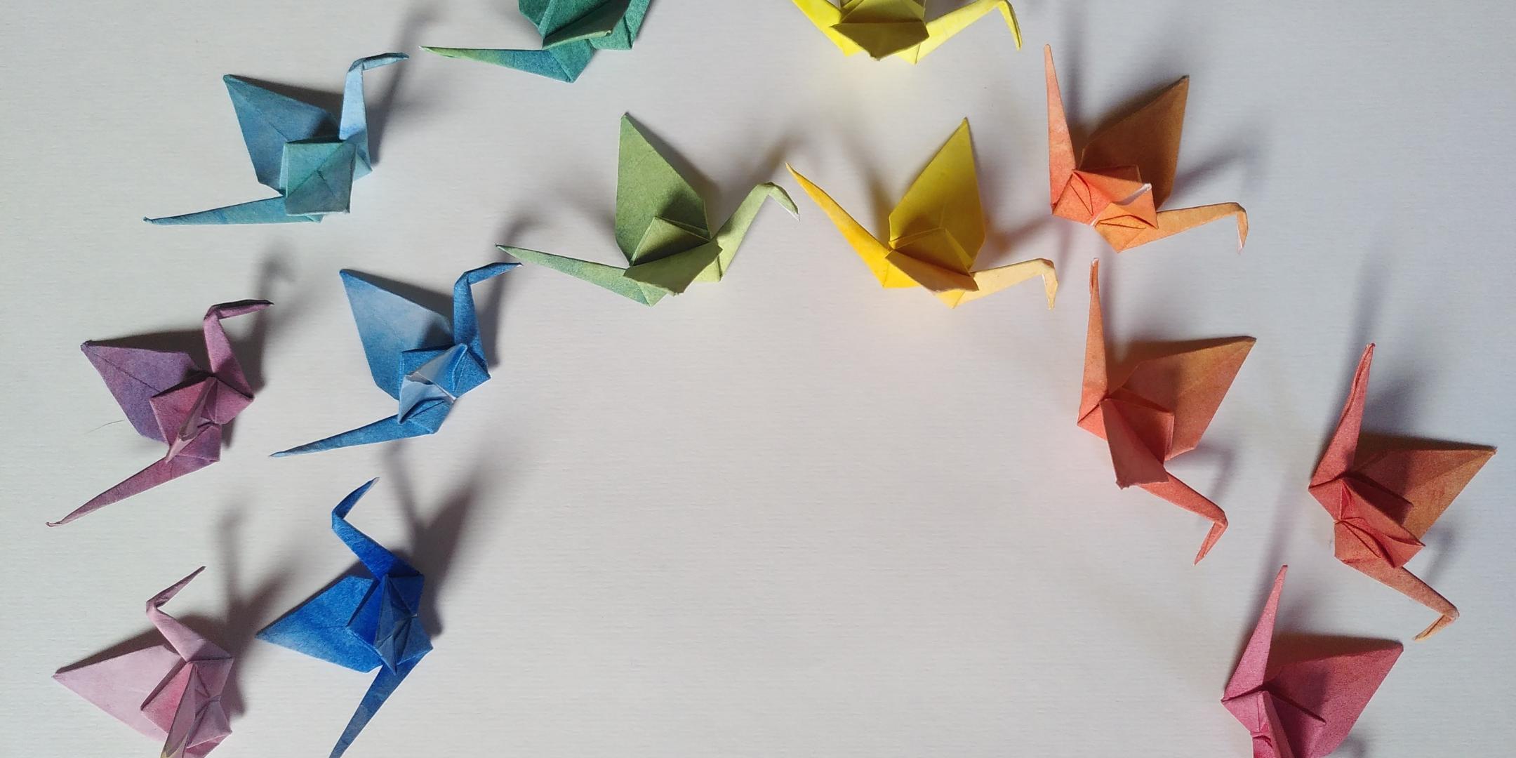 Papier Vögel 3